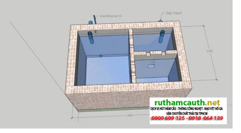 Kích Thước Xây Bể Phốt Gia Đình Đúng Tiêu Chuẩn 2025