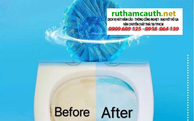 Một viên tẩy bồn cầu dùng được bao lâu