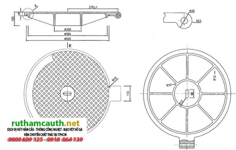 Nắp hố ga gang cầu – Lựa chọn thông minh cho mọi công trình