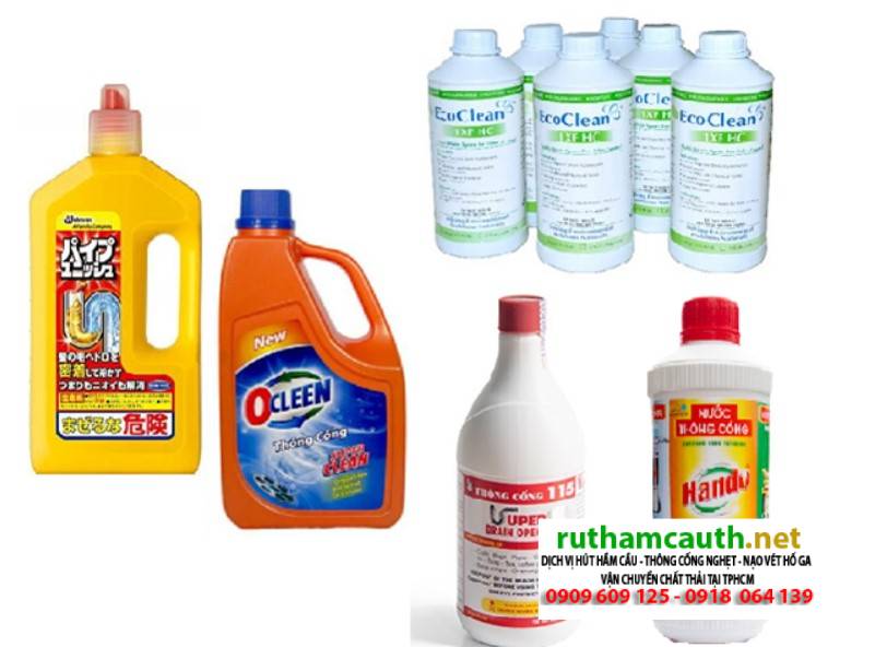 Top 10 loại nước thông cống phổ biến – mua ở đâu?