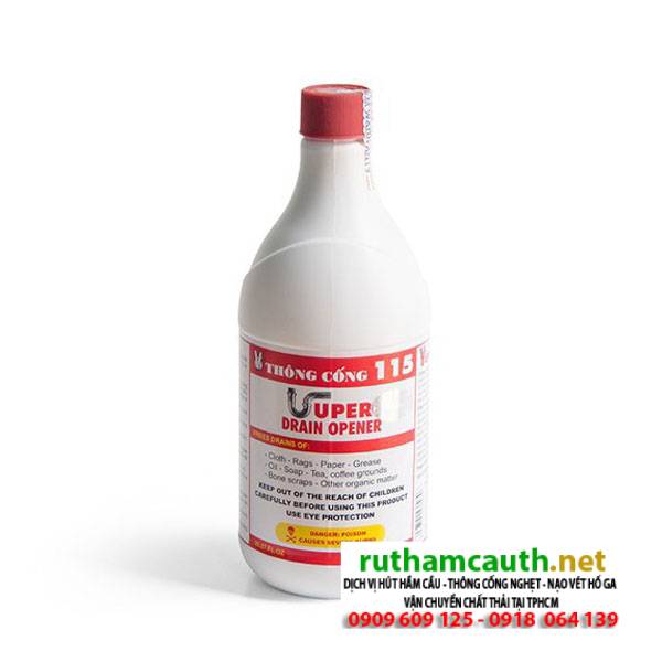 Top 10 loại nước thông cống phổ biến – mua ở đâu?