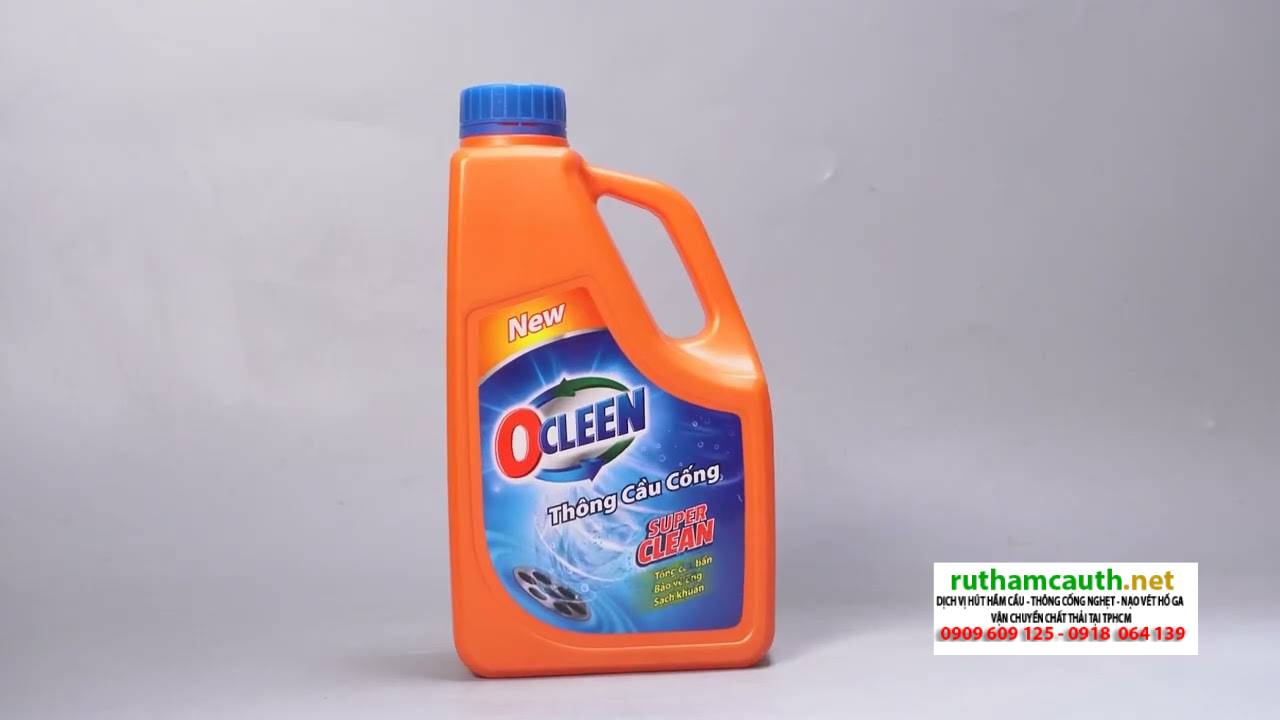 Top 10 loại nước thông cống phổ biến – mua ở đâu?