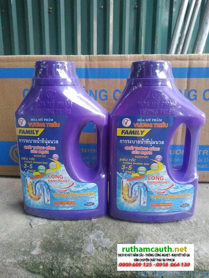 Top 10 loại nước thông cống phổ biến – mua ở đâu?