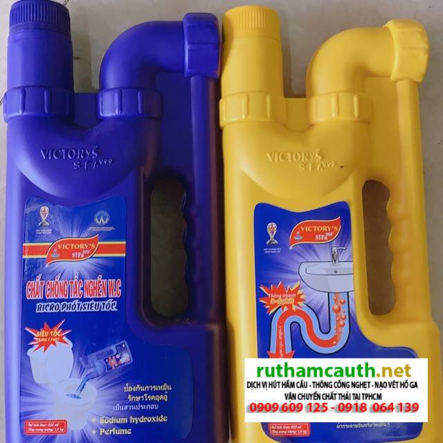 Top 10 loại nước thông cống phổ biến – mua ở đâu?