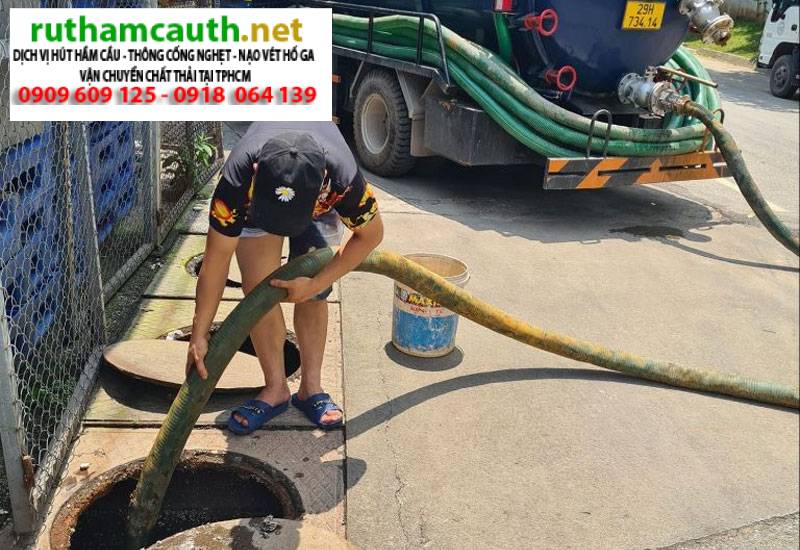 Bảng báo giá dịch vụ rút hầm cầu Phường Bàn Cờ