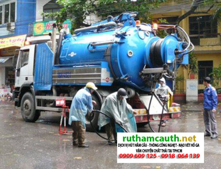 Bảng báo giá dịch vụ rút hầm cầu Phường Bến Thành