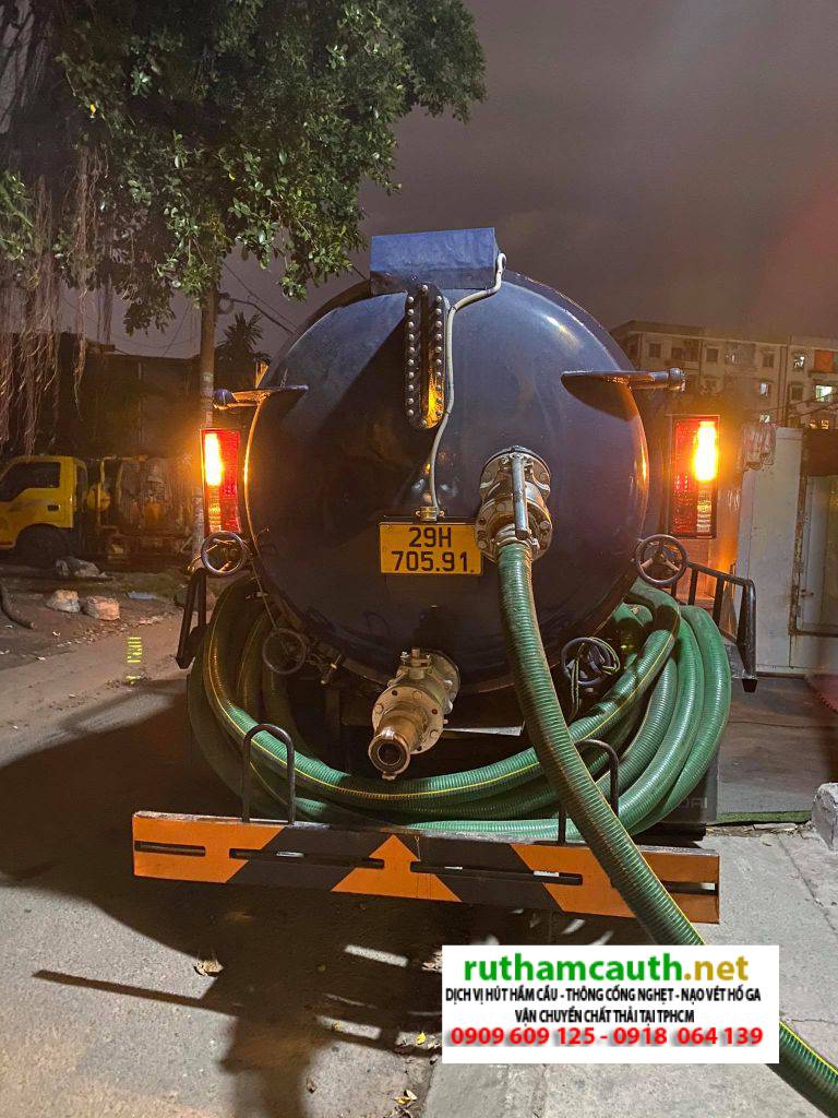 Bảng báo giá dịch vụ rút hầm cầu Phường Cầu Ông Lãnh