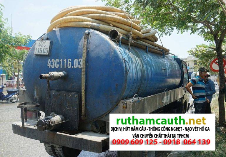 Bảng báo giá dịch vụ rút hầm cầu Phường Chợ Lớn