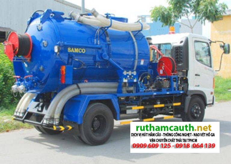 Bảng báo giá dịch vụ rút hầm cầu Phường Chợ Quán