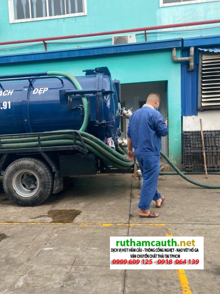 Bảng báo giá dịch vụ rút hầm cầu Phường Tân Thuận