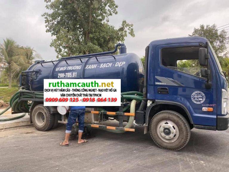 Bảng báo giá dịch vụ rút hầm cầu Phường Vĩnh Hội