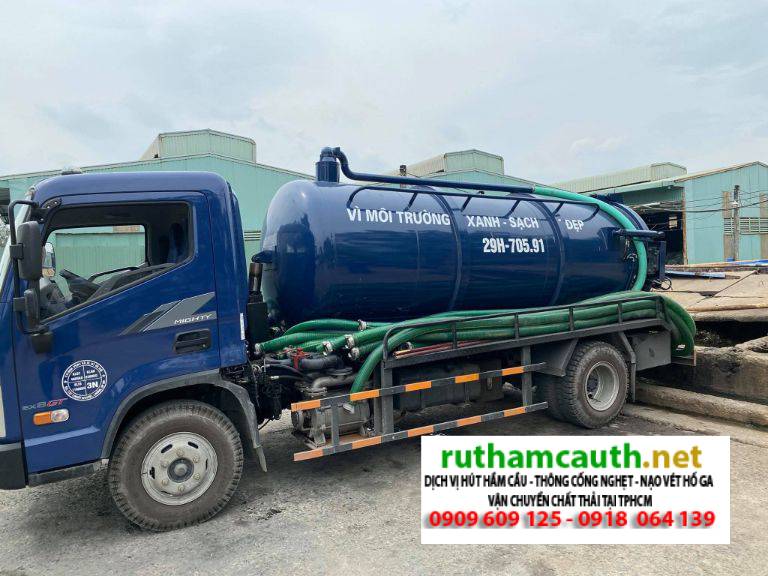 Bảng báo giá dịch vụ rút hầm cầu Phường Xuân Hòa