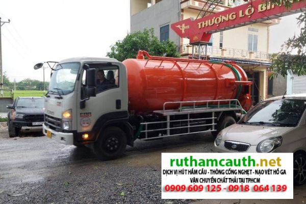 Bảng báo giá dịch vụ rút hầm cầu Phường Linh Xuân