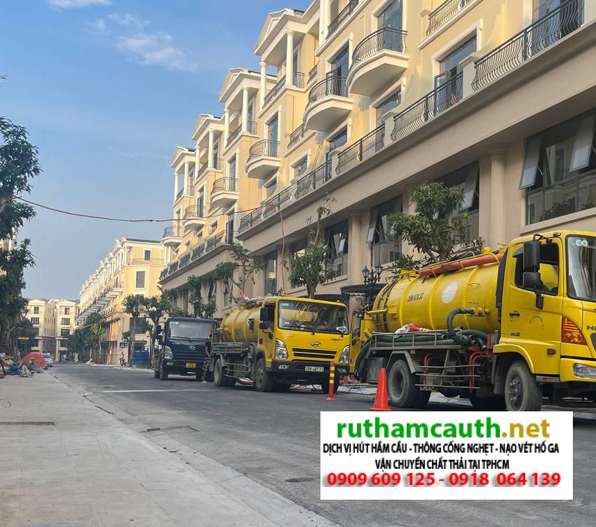 Bảng báo giá dịch vụ rút hầm cầu Phường An Nhơn