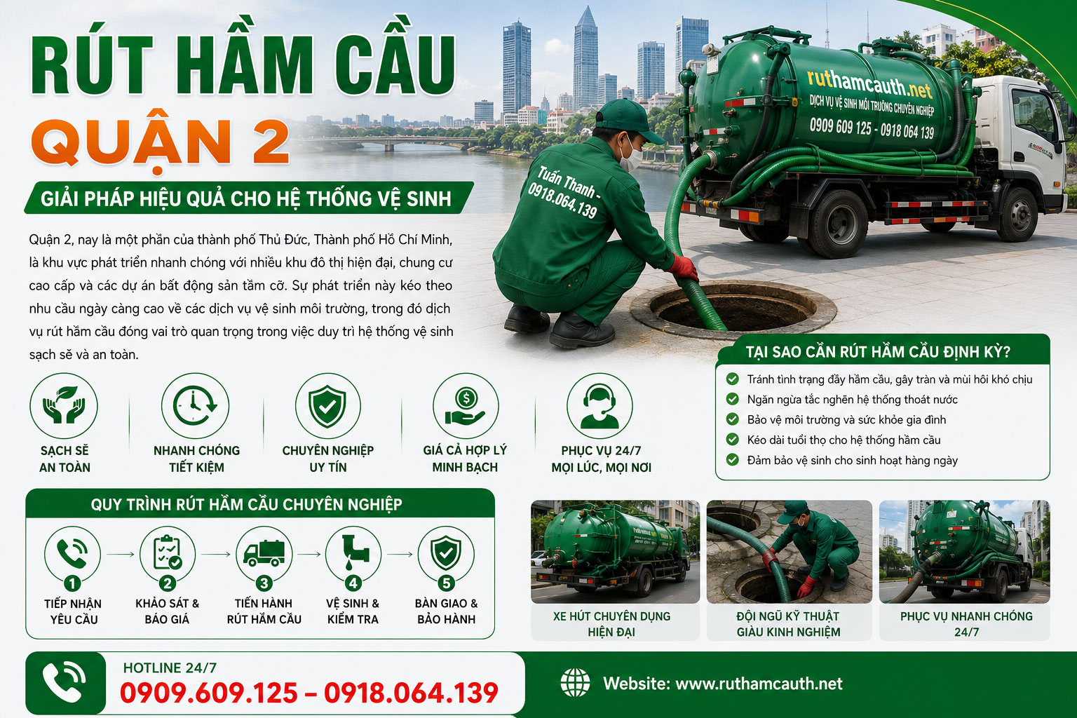 Rút Hầm Cầu Quận 2: Giải Pháp Hiệu Quả Cho Hệ Thống Vệ Sinh