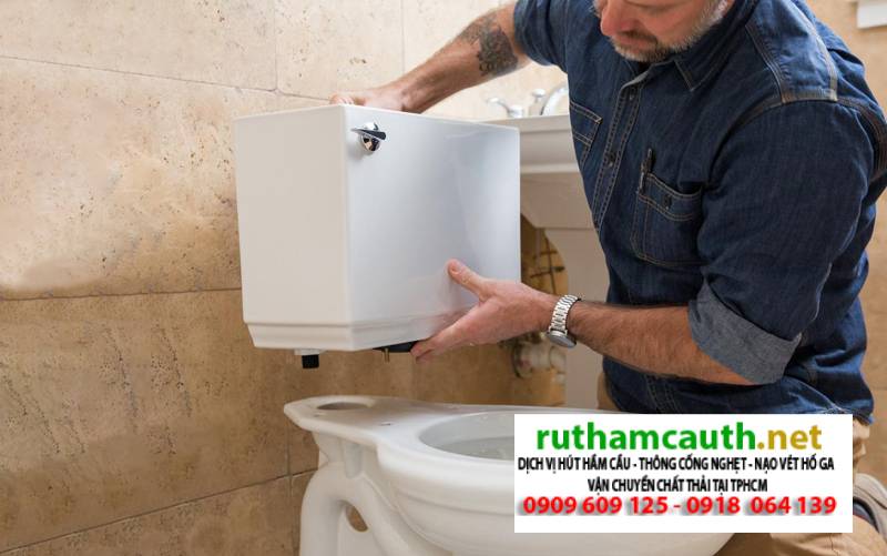 Bảng báo giá sửa bồn cầu, sửa toilet, sửa cống thoát nước Long An