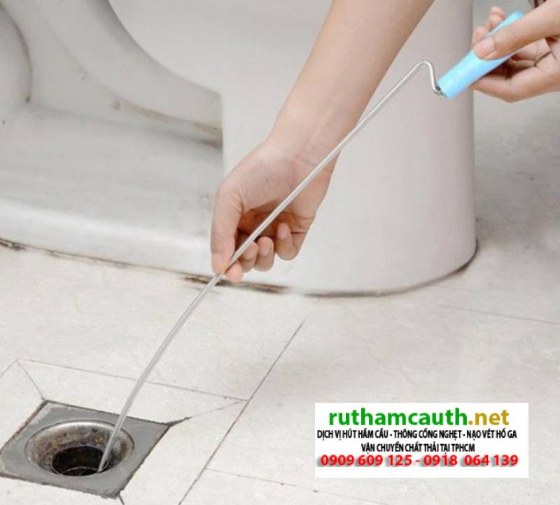 Sửa bồn cầu, sửa toilet, sửa cống thoát nước Hóc Môn