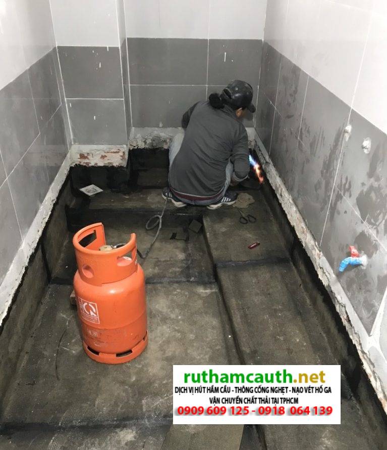 Sửa chữa chống thấm, chống hôi nhà vệ sinh toilet TPHCM
