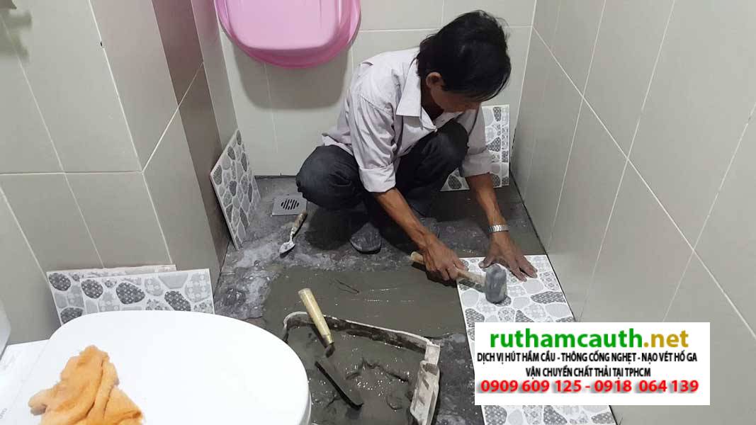 Sửa chữa chống thấm, chống hôi nhà vệ sinh toilet Phường Cầu Kiệu