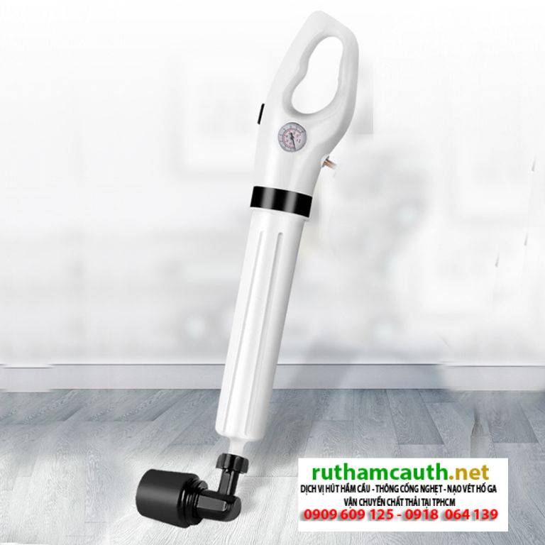 Cách Thông Cống Bằng Súng Thông Cống Nén Khí Đơn Giản Nhất