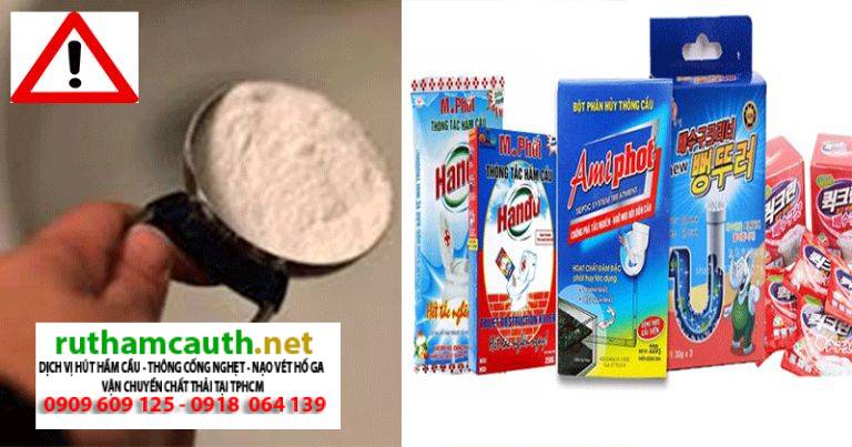 Thành Phần Và Tác Hại Của Bột Thông Cống Đối Với Cơ Thể