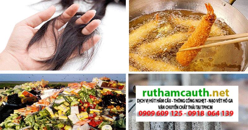 Thói quen gây tắc nghẽn cống thoát nước