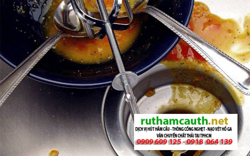 Thói quen gây tắc nghẽn cống thoát nước