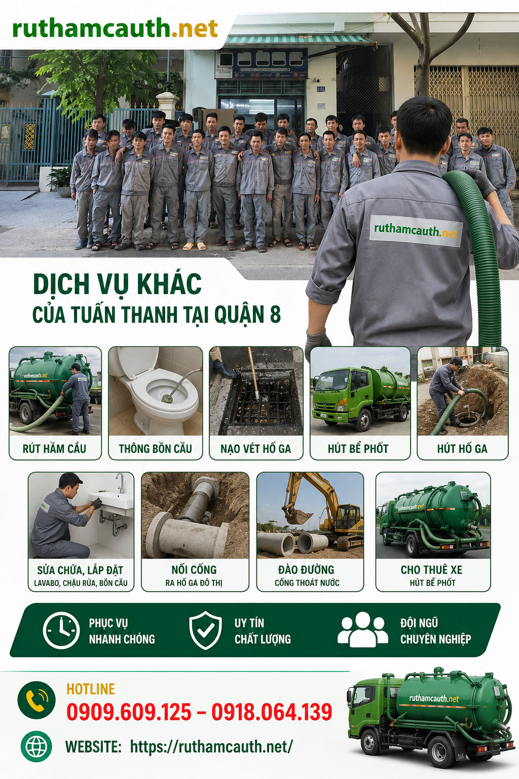 Các Dịch Vụ Khác Của Tuấn Thanh Tại Quận 8