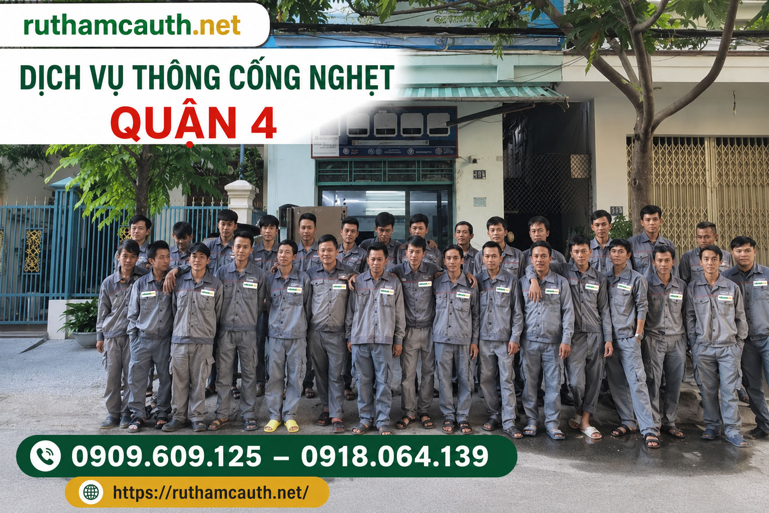 Dịch Vụ Thông Cống Nghẹt Quận 4 Của Tuấn Thanh