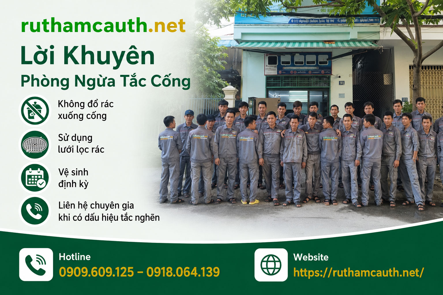 Lời Khuyên Phòng Ngừa Tắc Cống Tại Quận 7