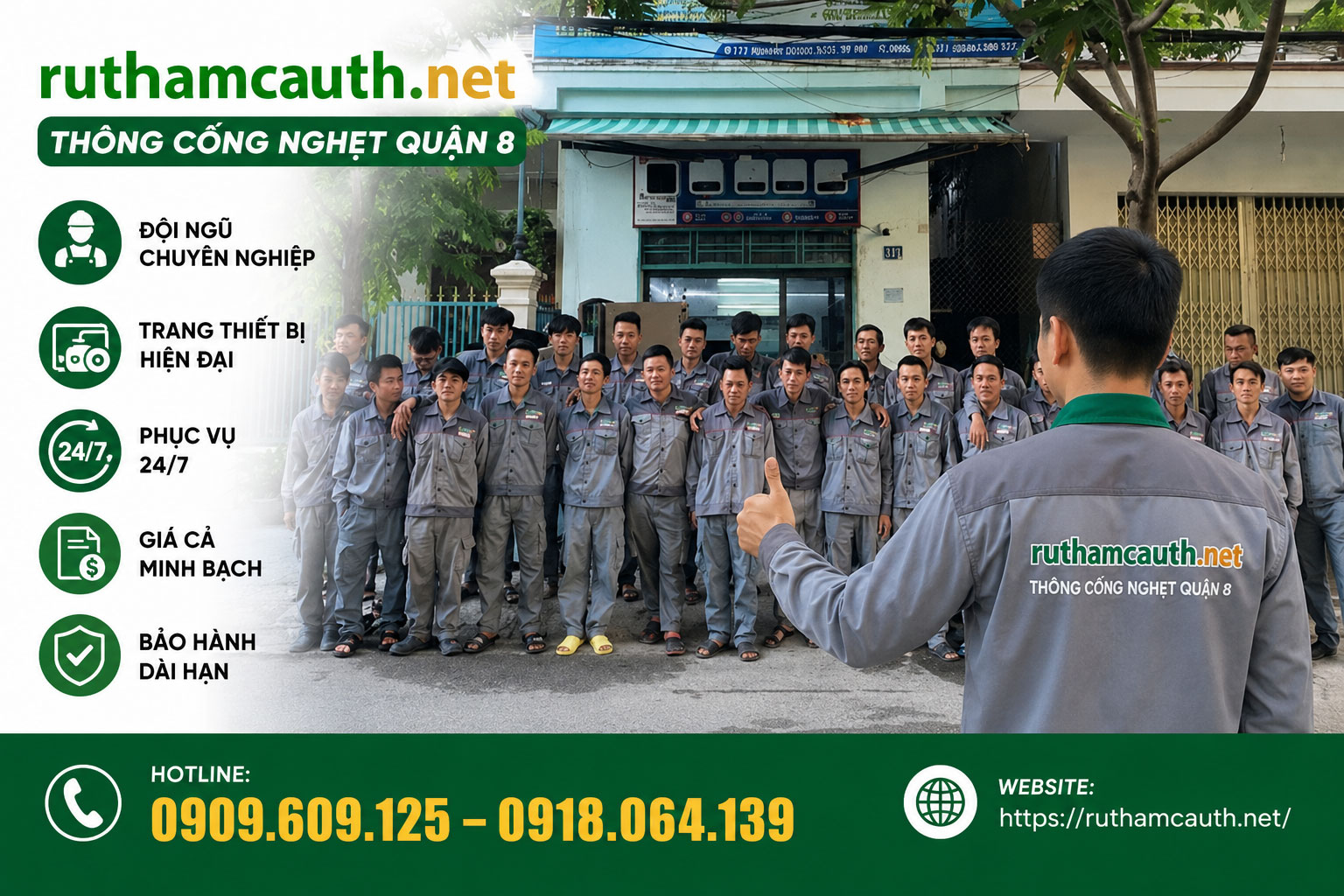 Tại Sao Nên Chọn Dịch Vụ Thông Cống Nghẹt Quận 8 Của Tuấn Thanh?