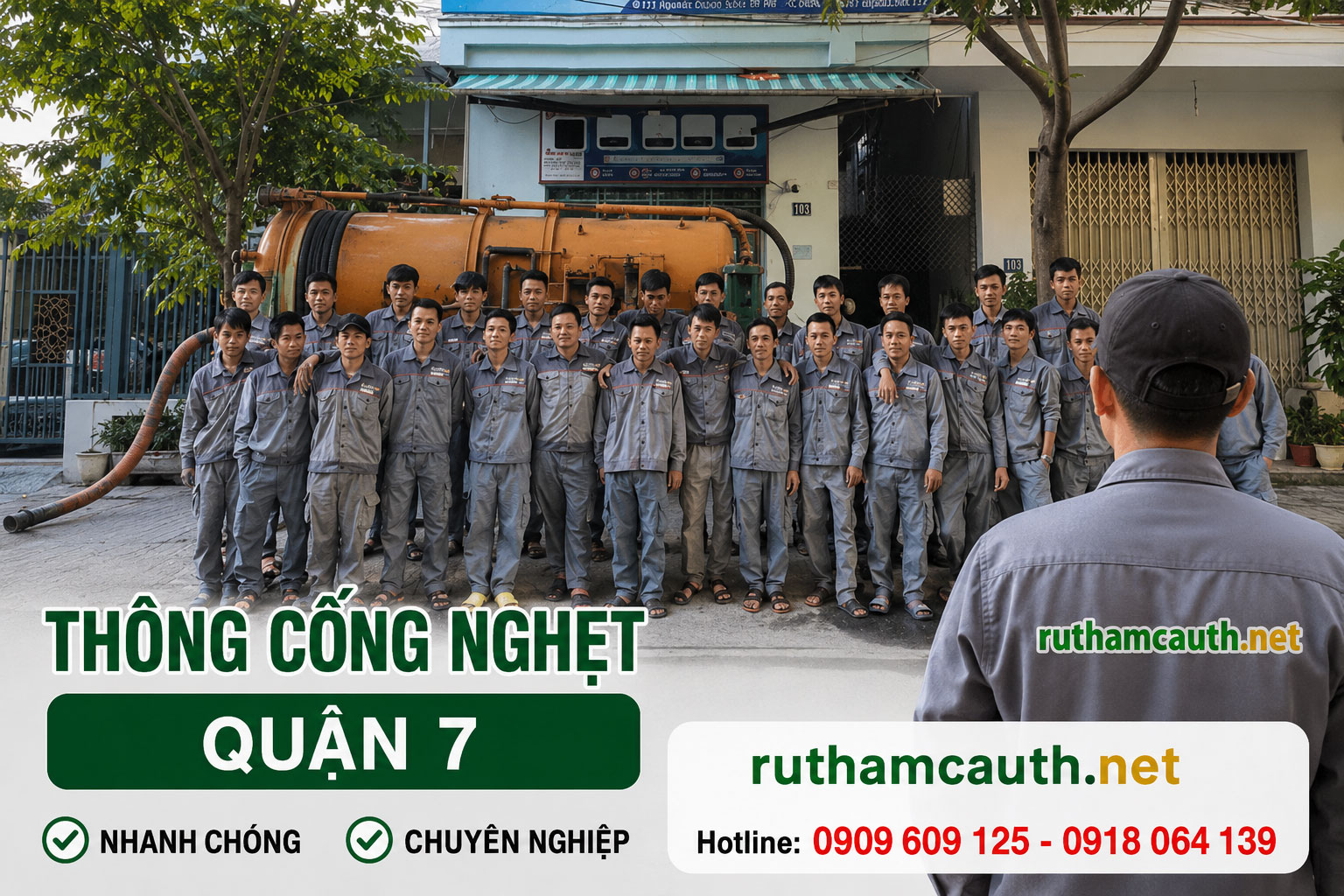 Thông Cống Nghẹt Quận 7 - Dịch Vụ Chuyên Nghiệp Từ Tuấn Thanh
