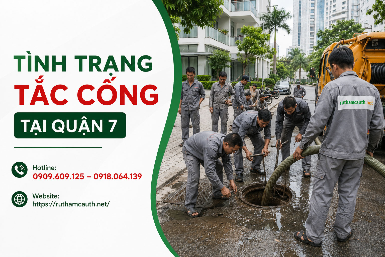 Tình Trạng Tắc Cống Tại Quận 7