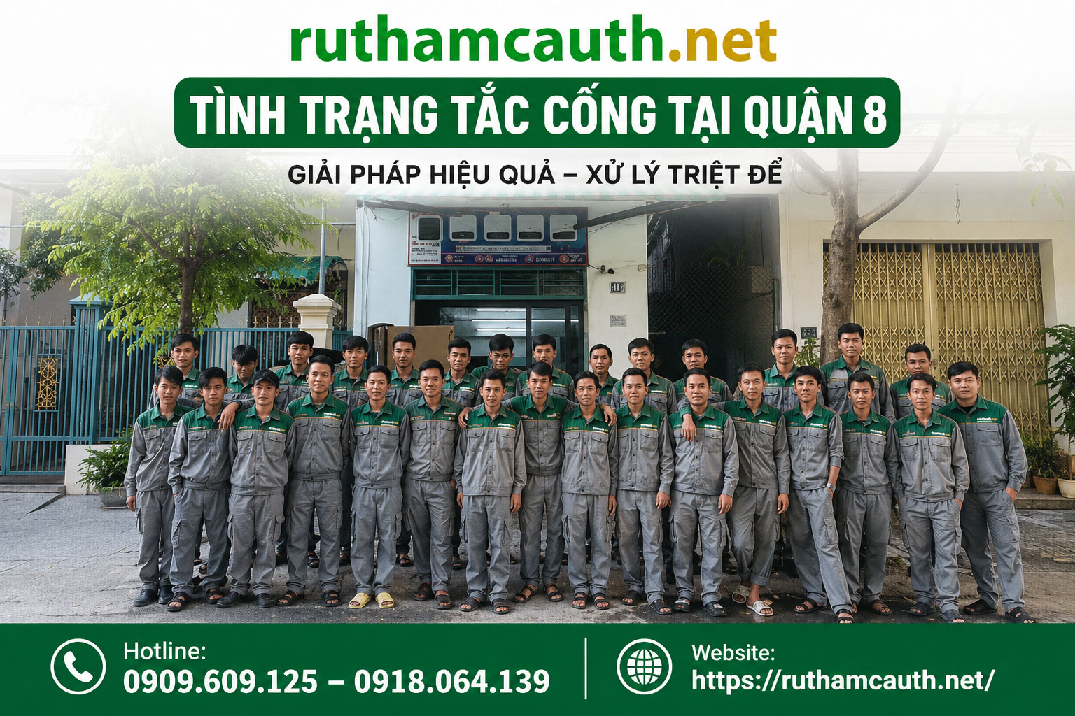 Tình Trạng Tắc Cống Tại Quận 8