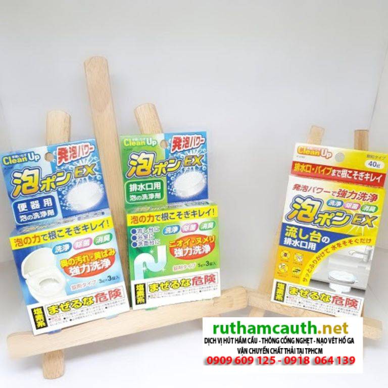 Review 4 Viên Thông Cống Của Nhật Giá Rẻ, Thông Tắc Nhanh