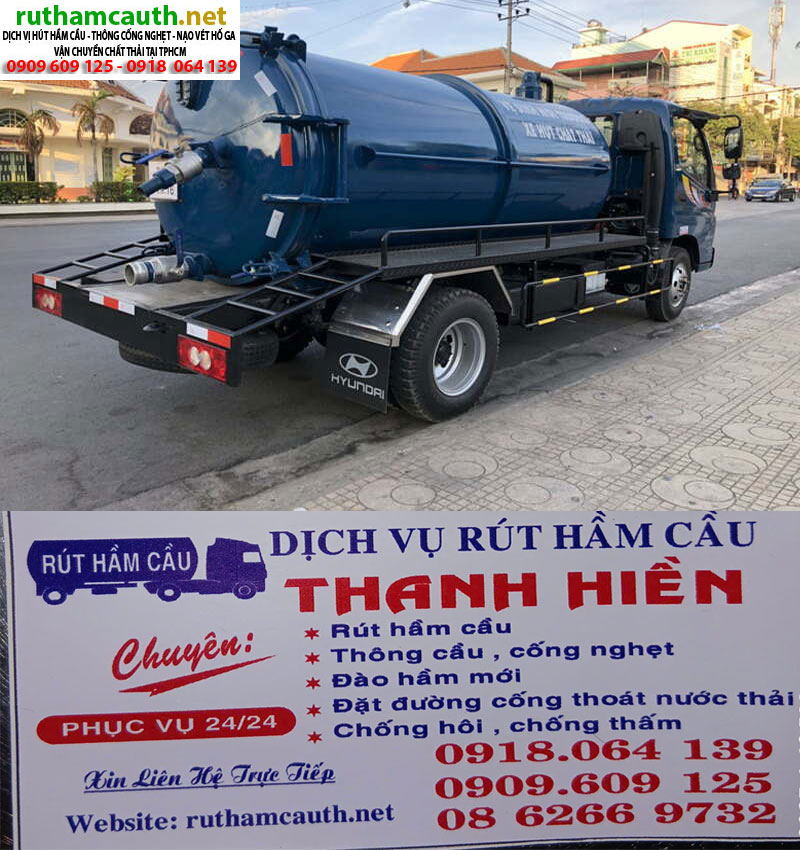 Dịch vụ hút hầm cầu cơ sở sản xuất thực phẩm – bếp ăn công nghiệp