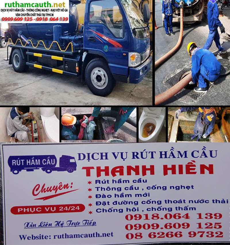 Dịch vụ hút hầm cầu công ty – xí nghiệp – nhà máy – khu công nghiệp