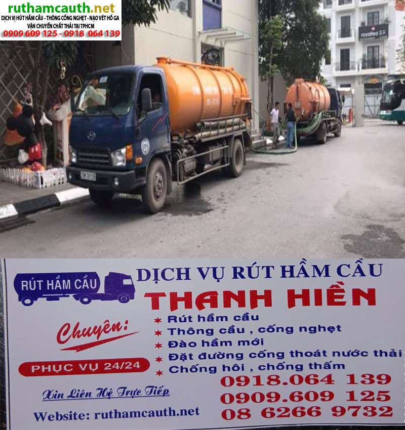 Dịch vụ hút hầm cầu quán cà phê – trà sữa – tiệm bánh