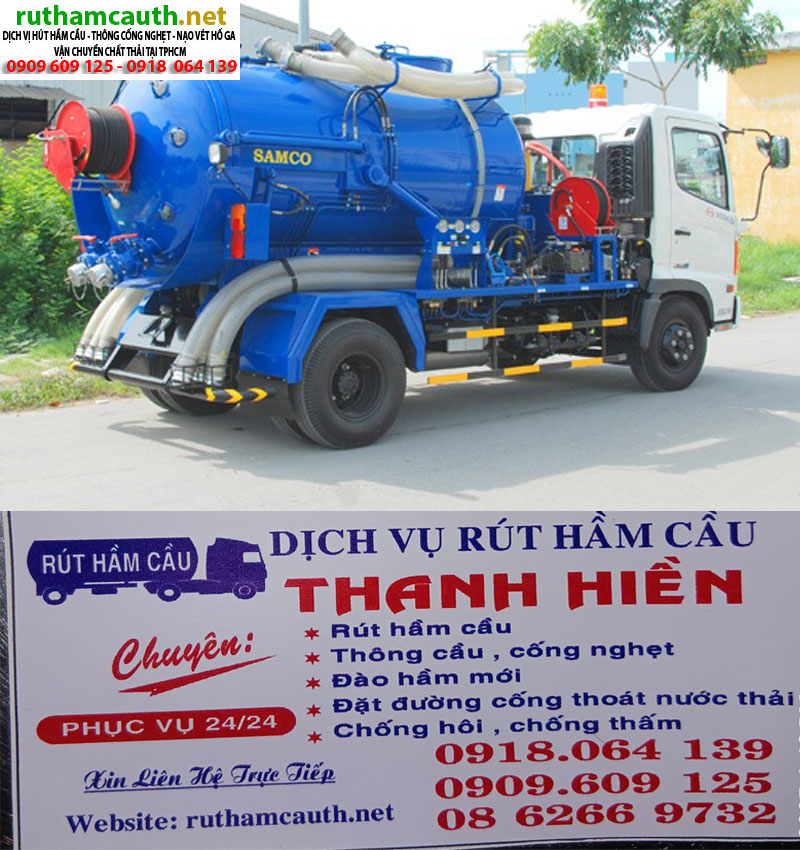 Dịch vụ hút hầm cầu resort – khu nghỉ dưỡng – khu du lịch