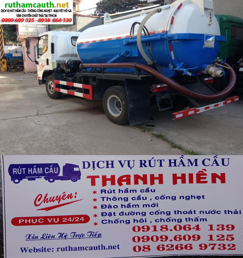 Dịch vụ hút hầm cầu trạm xăng – cây xăng – bãi xe