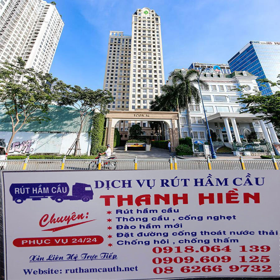 Dịch vụ thông cống nghẹt tòa nhà căn hộ quận 4