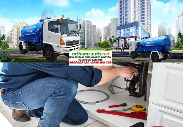 Dịch vụ thông cống nghẹt tòa nhà trung tâm Quận 7