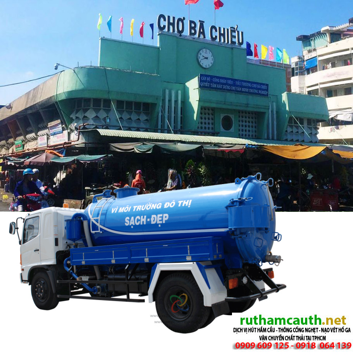 Dịch vụ xử lý nghẹt toilet chợ Bà Chiểu