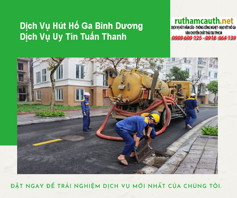 Bảng Báo Giá Dịch Vụ Hút Hố Ga Bình Dương