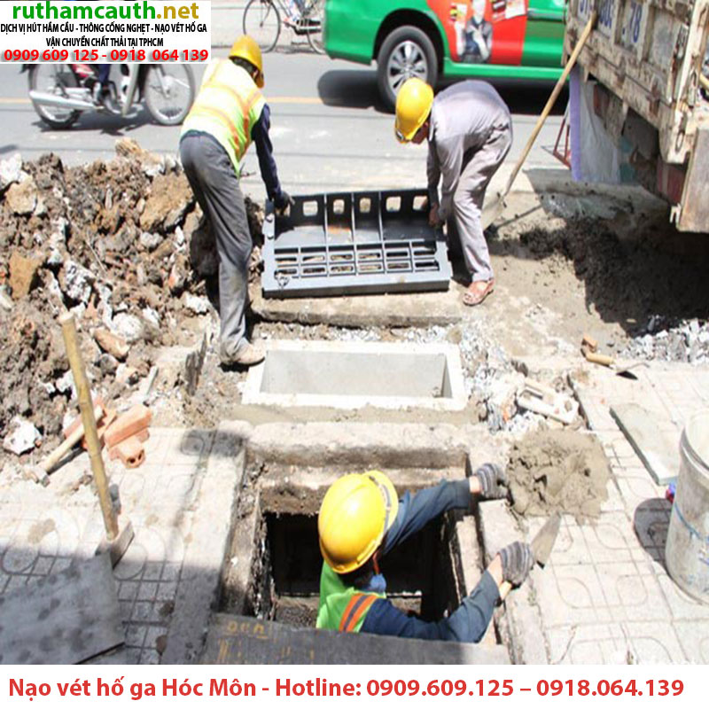 Bảng Báo Giá Dịch Vụ Nạo Vét Hố Ga Hóc Môn