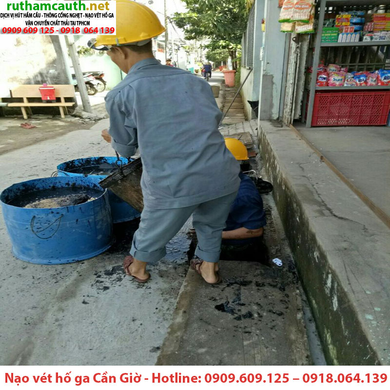 Bảng Báo Giá Dịch Vụ Nạo Vét Hố Ga Cần Giờ