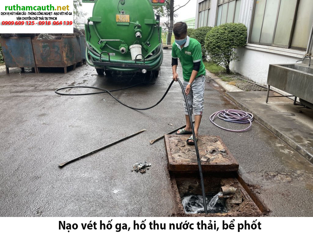 Nạo vét hố ga định kỳ và xử lý khẩn cấp