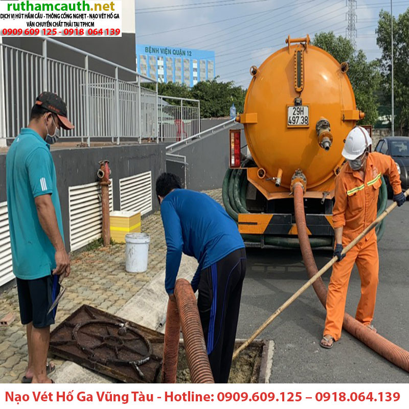 Bảng Báo Giá Dịch Vụ Nạo Vét Hố Ga Vũng Tàu