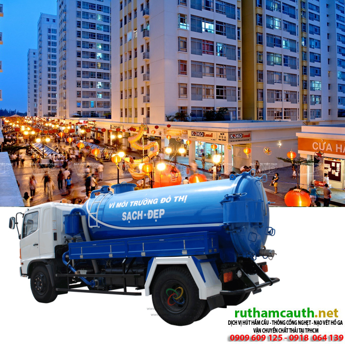 Rút hầm cầu chuyên nghiệp chung cư Phú Mỹ Hưng