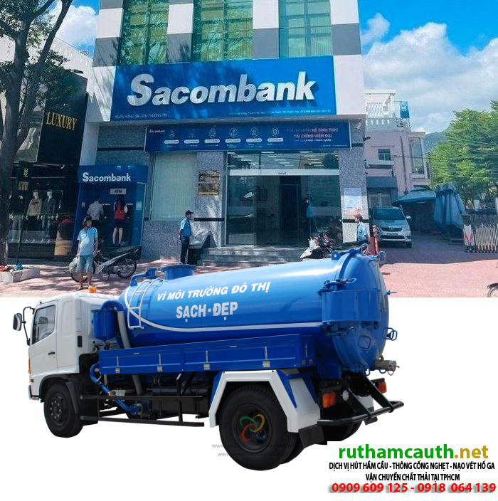 Rút hầm cầu ngân hàng sài gòn thương tín Sacombank